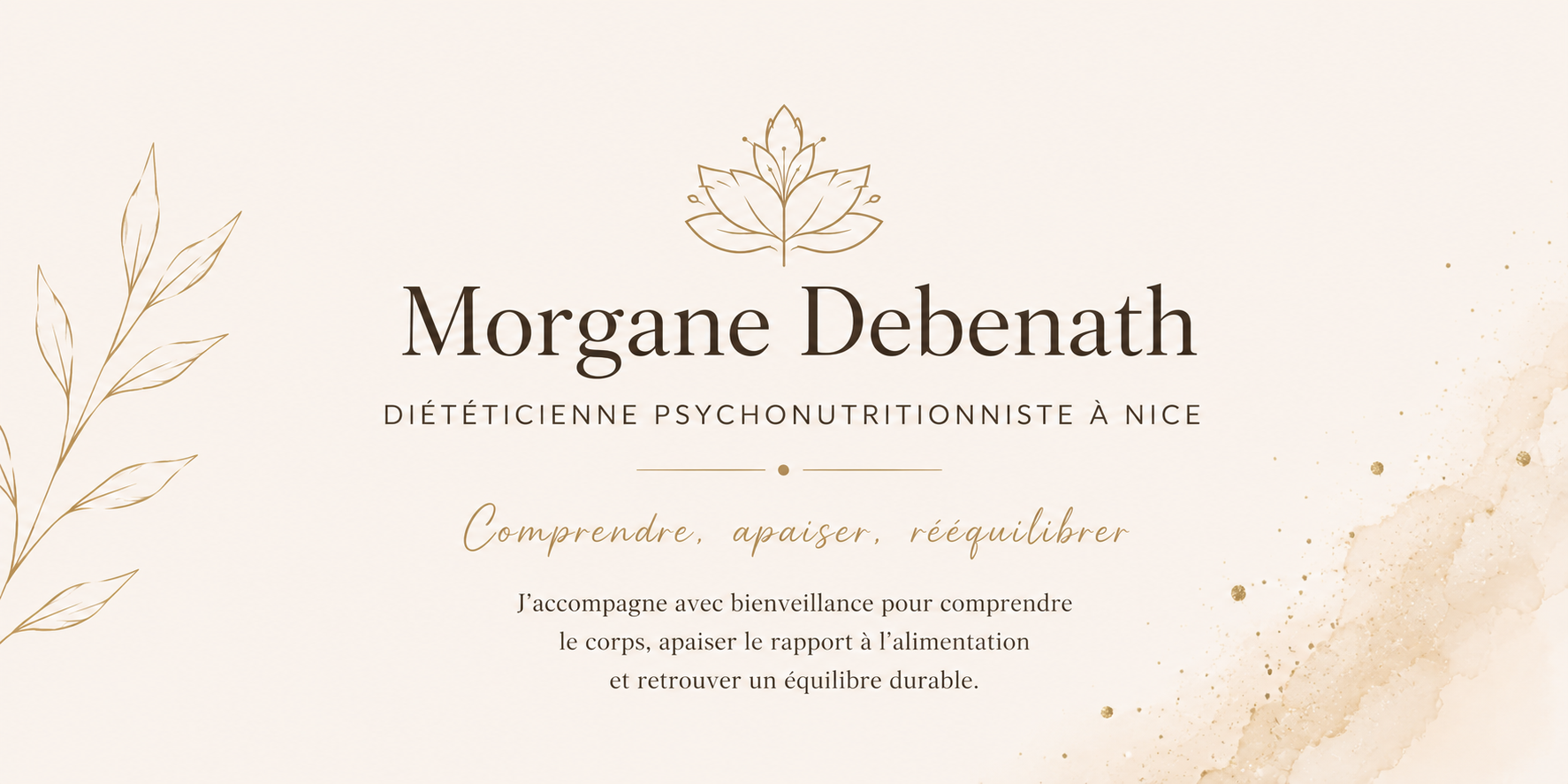 Morgane DEBENATH diététicienne psychonutritionniste Nice TCA